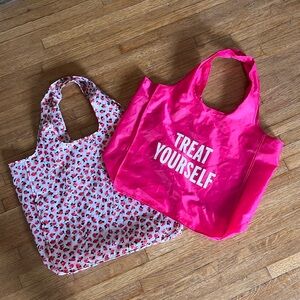Two kate spade shopping totes